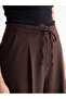 Esvab • Modern & Distinctive Women's Pleated Fabric Pants with Tie Waist - 3