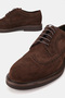 Men's Brown Suede Genuine Natural Leather Eva Sole Lace-Up Shoes Size 39-45 - 4