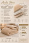 Single Welsoft Quilt, Double-Sided Soft Textured Silicone Filled Warm Winter Quilt - 6
