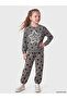 Esvab • Modern & Distinctive Embroidered Girls' Jogger Sweatpants with Waist Cord