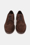 Men's Brown Suede Genuine Natural Leather Eva Sole Lace-Up Shoes Size 39-45 - 5