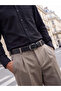 Timeless Clothing & Timeless Choices Men's Faux Leather Belt with Metal Buckle - 2