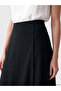 Esvab • Modern & Distinctive Belted Skirt with Button Detail - 3
