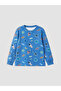 Esvab • Modern & Distinctive Zero Roba Collar Printed Boys' Pajama Set - 3
