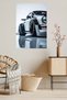 White Porsche 911 Widebody Metal Wall Art - 5