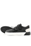 Rakerplus 3751-Skr Black-White White Sole 100% Genuine Leather Velcro Boys' Sneaker - 5