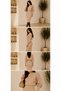 Knitwear Midi Length Dress Crop Sweater Double Set - 2