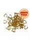 Triangle Keychain Gold Tip 3000 Pack Macrame Amigurumi Buckle Connector Keychain Jewelry Supplies