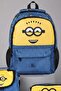 X Dekomus, Licensed Banana Mood Collection Large Size School, Thermos, Lunchbox and Pen Bag Set - 2