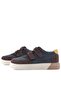 Rakerplus 3751-Kmas Brown Dark Blue 100% Genuine Leather Velcro Boys' Sneaker - 4