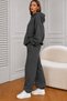 Women's Oversize Hooded Tracksuit Set Winter Cotton Lined - 2