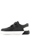 Rakerplus 3751-Skr Black-White White Sole 100% Genuine Leather Velcro Boys' Sneaker - 2