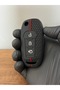 Ford Kuga, Mondeo, Ranger, Focus, B/C/S-Max 3 Button Honeycomb Pattern Key Remote Control Protection Case Black Red