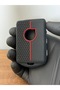 For Volvo Xc90 Xc40 Xc70 S60 S80 S90 C30 V70 V90 4-Button Honeycomb Pattern Key Fob Protection Case Black Red