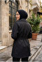 Women's Belted Short Trench Coat – Seasonal Hijab Jacket - 7