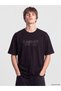 Peak New Season Black Crew Neck Printed Men's T-Shirt