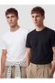 Lcw Vision White Regular Fit Thick Fabric T-Shirt /03