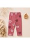 Apple Patterned White Baby Girl/Child Seasonal 2-Piece Set 6 Months-2 Years - 3