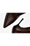 Luvia Thin Heeled Boots Brown - 6