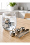 304 Stainless Steel Metal Ice Cubes and Ice Clip Set - 5