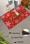 Door Mat 45X70Cm Indoor Outdoor New Year Products Christmas Decorations Red Christmas Snow - 4