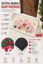 Door Mat 45X70Cm Interior Outdoor New Year Products Christmas Decorations Candy Cane - 4