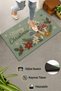 Door Mat 45X70Cm Interior Outdoor New Year Products Christmas Decorations Christmas Mushrooms - 3