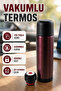 Stainless Steel Double-Layer Vacuum Thermos – for Office, Car, and Camping Use