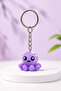 Keychains in Various Shapes – Flamingo, Rabbit, Cactus, Fox, Cup, Snowman, Black Cat, Purple Octopus, and Squirrel Patterns - 4