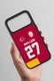 Rafael Leão Partial Jersey iPhone 17 Pro Max Case (Glass) - Licensed Original - 3