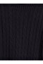 Lcw Modest Navy Blue Crew Neck Knitted Women's Sweater - 6