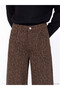 Leopard Patterned Wideleg Women's Jean Trousers - 3