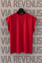 Lifter Back Printed Zero Sleeve Sports T-Shirt - 2
