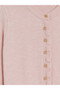 Lcw Modest Pink Crew Neck Women's Knitwear Cardigan - 7