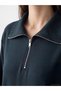 High Collar A-Line Sweat Dress - 3