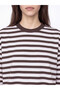 Striped Oversize Women's Sweatshirt Tunic - 3