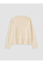 Lcw Modest Ecru Crew Neck Women's Knitwear Sweater - 3