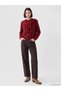 Ozmarka New Season Red Women's Knitwear Sweater with Tie Detail - 3