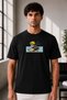 Unisex Oversize Naruto Shippuden Naruto Uzumaki Embroidered Anime T-Shirt 100% Cotton