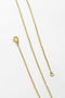 Gold Color 3 cm Double Sided Esmaül Hüsna & Hilye-I Şerif Stainless Steel Necklace 60 cm Chain - 9