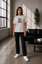 Unisex Oversize Naruto Shippuden Sasuke Kakashi Itachi and Madara Embroidered Anime T-Shirt 100% Cotton - 6