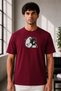 Unisex Oversize Naruto Shippuden Madara Uchiha Embroidered Anime T-Shirt 100% Cotton