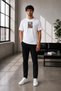 Unisex Oversize Naruto Shippuden Naruto Uzumaki and Jiraiya Embroidered Anime T-Shirt 100% Cotton - 2