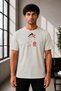 Unisex Oversize Naruto Shippuden Madara Uchiha Embroidered Anime T-Shirt 100% Cotton