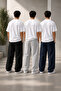 3 Pieces Premium Comfort Seasonal Men's Sweatpants (Black+Grey+Navy Blue) - 3