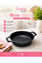 3-Piece Granite Pan Set 18 20 22 cm Double Handle Non-Stick Pan Set - 3