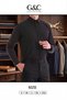 Slim Fit Black Men's Shirt