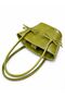 Women's New Model Shiny Leather Bow Detailed Inner Zipper Medium Size Stylish and Luxurious Shoulder Bag (Height 17 cm Width 27 cm) - 5