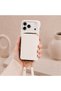 iPhone 17 Pro (6.3 Inch) Compatible Premium Lux Leather Case with Open Sides, Slim Design, Wallet, Zipper, Card Holder, Crossbody Neck Strap, and Drawstring Strap