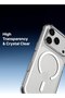 Apple iPhone 18 Pro 5G 2026 4 in 1 Chappeline Clear MagSafe Not Yellowing Case, 9H Screen Protector, Camera Lens Protector + Data Cable for Phone Cover Screen Protector Transparent - 3